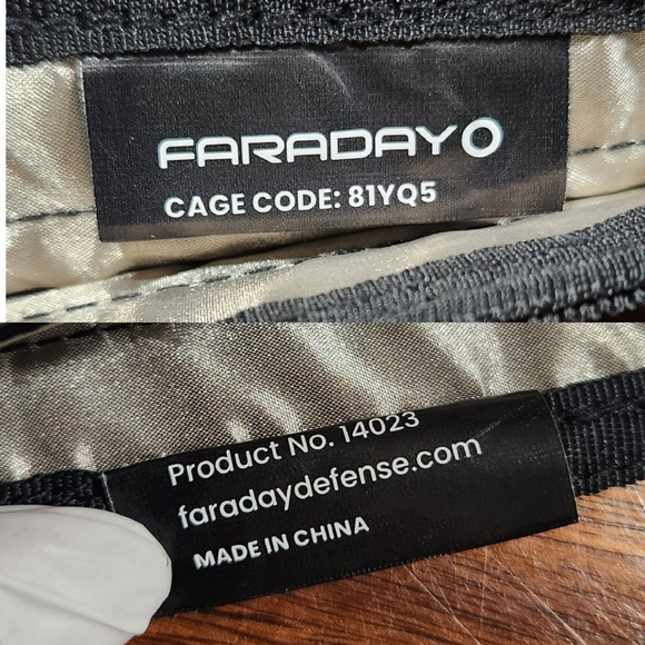 Faraday 10L Dry Bag Sling Pack Stealth Black